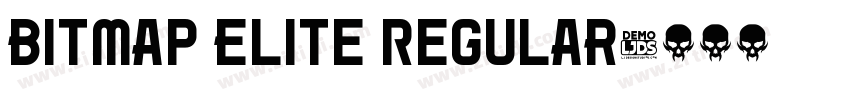 Bitmap Elite Regular字体转换